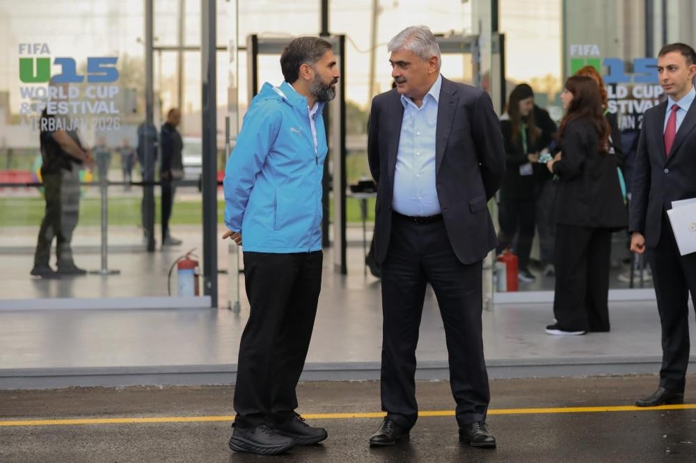 İnfantino Hövsan Yarış Kompleksində olub - FOTOLAR